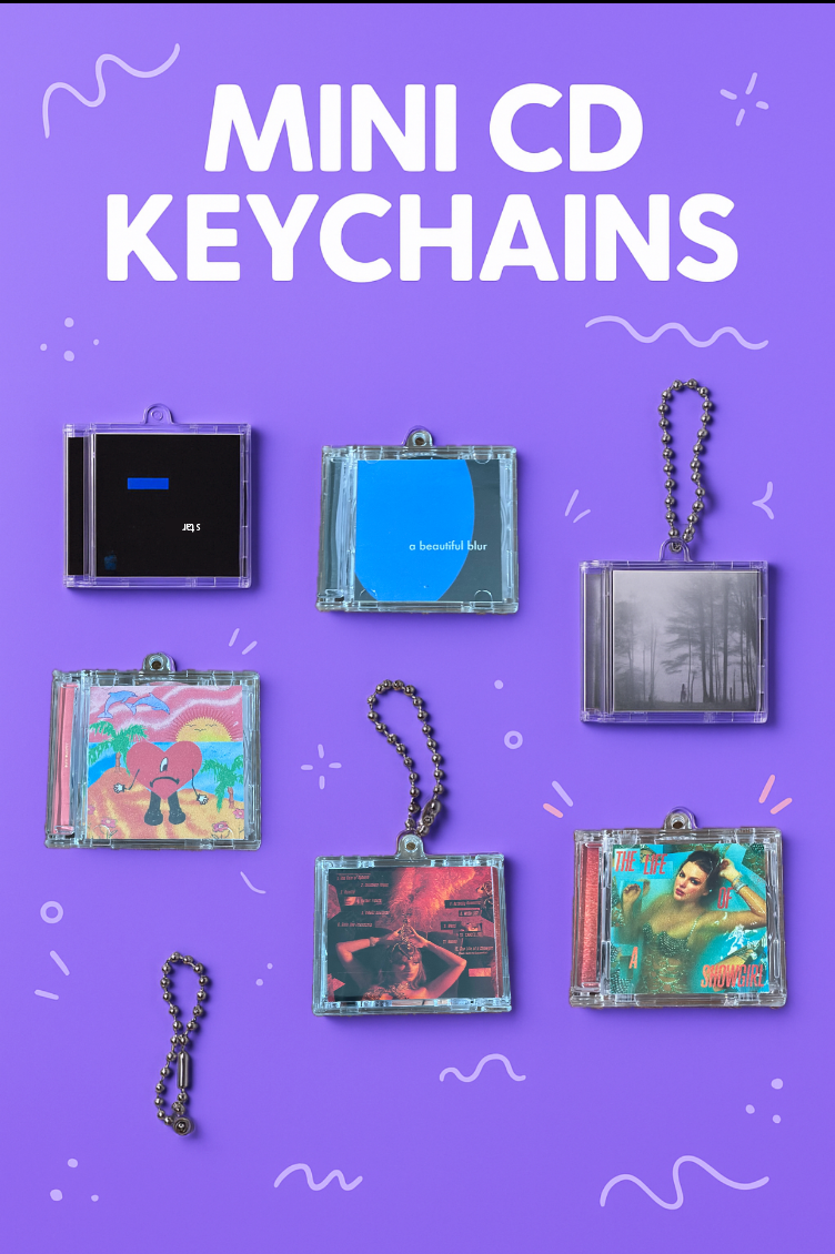 Mini CD Keychain